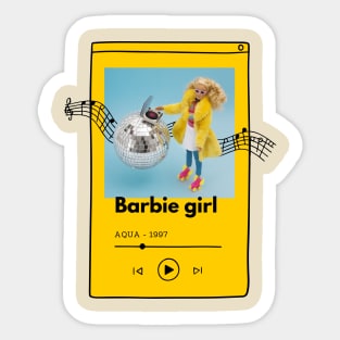 Barbie girl Sticker